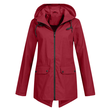 Chaqueta Aislante Impermeable Mujer Capucha