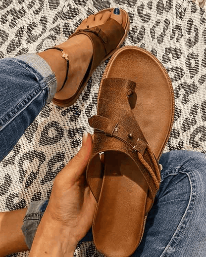 Chanclas cómodas mujer con tira regulable - Vestiria