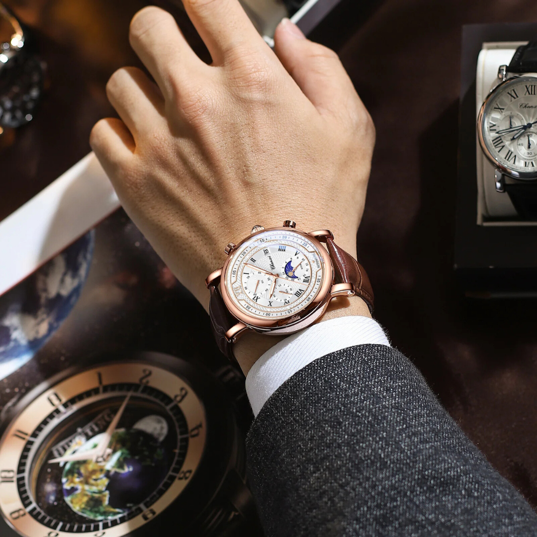 Reloj de Hombre Clásico Piel Genuine