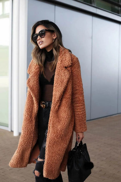 Chaquetón Invierno Mujer Elegante Largo