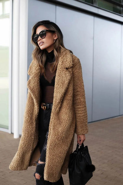 Chaquetón Invierno Mujer Elegante Largo