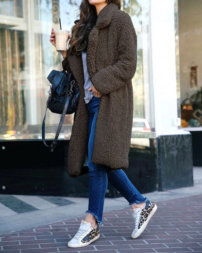 Chaquetón Invierno Mujer Elegante Largo