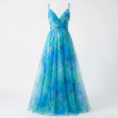 Vestido Maxi con Tirantes Delicados para Mujer