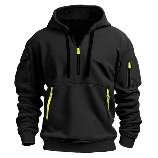 Sudadera Hombre Invierno Cremallera Bolsillos - Vestiria
