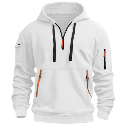 Sudadera Hombre Invierno Cremallera Bolsillos