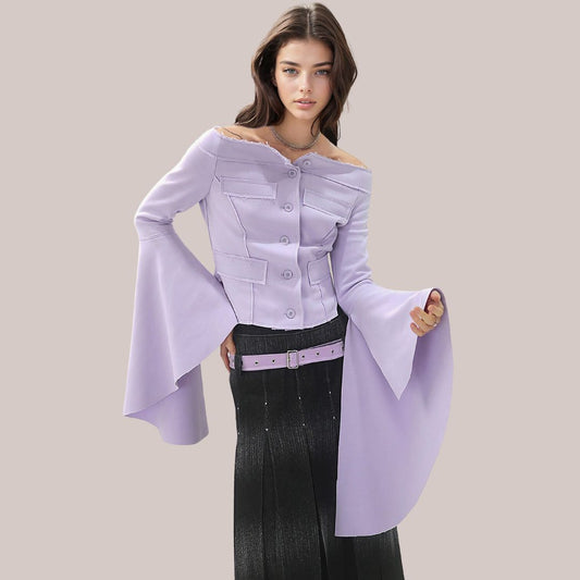 Top Mujer Elegante con Detalle de Encaje - Vestiria
