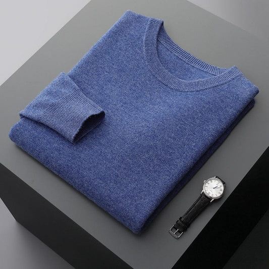 Jersey Hombre Clásico Cuello Redondo Suave - Vestiria