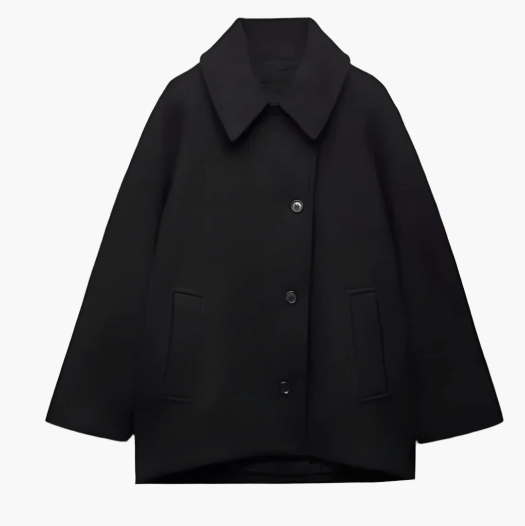 Abrigo Mujer Grande Invierno Corte Recto
