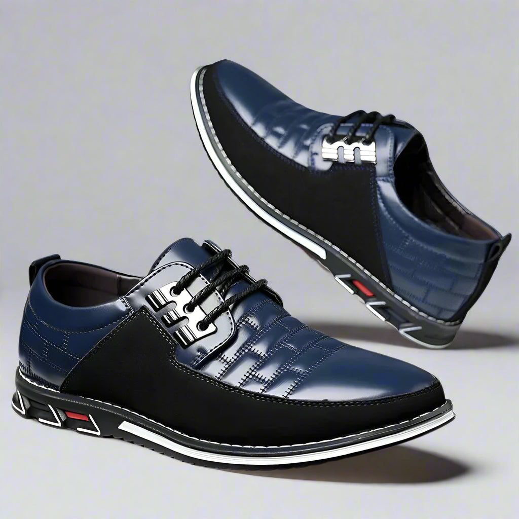 Zapatos de vestir de cuero para hombre elegantes - Vestiria