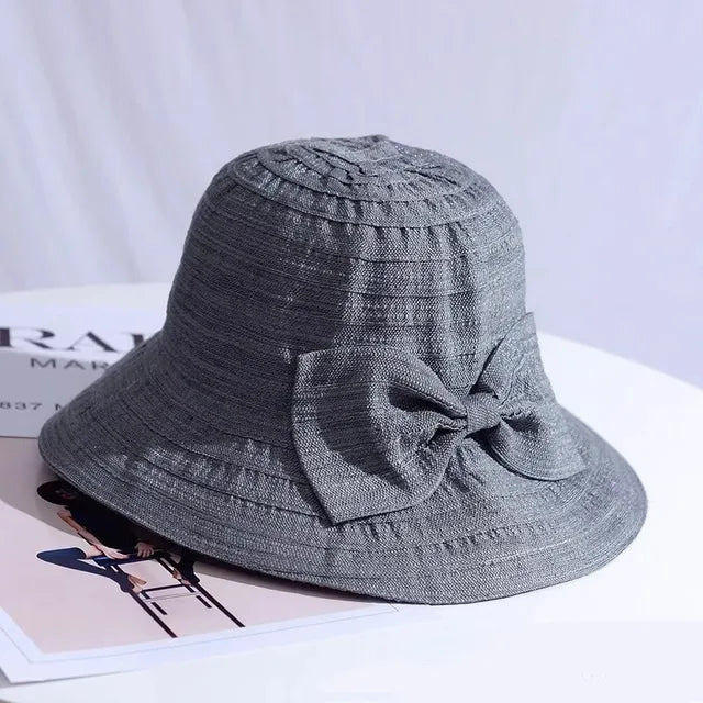 Gorra de playa con cinta