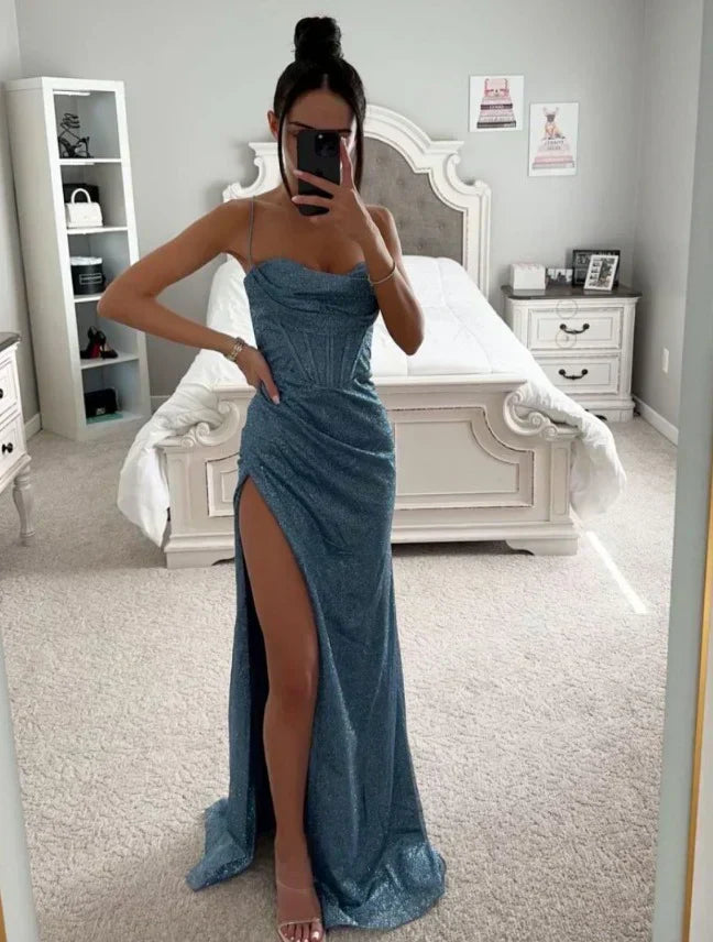 Vestido Fiesta Escote Corazón Elegante SABRYNA