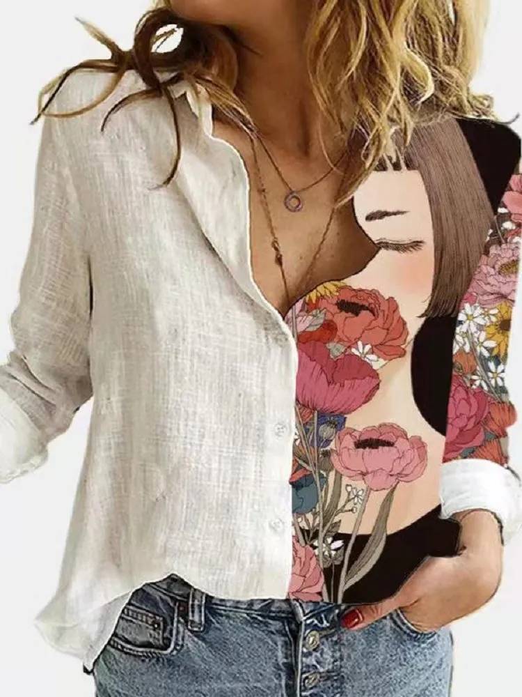 Blusa Artística Inspirada Frida