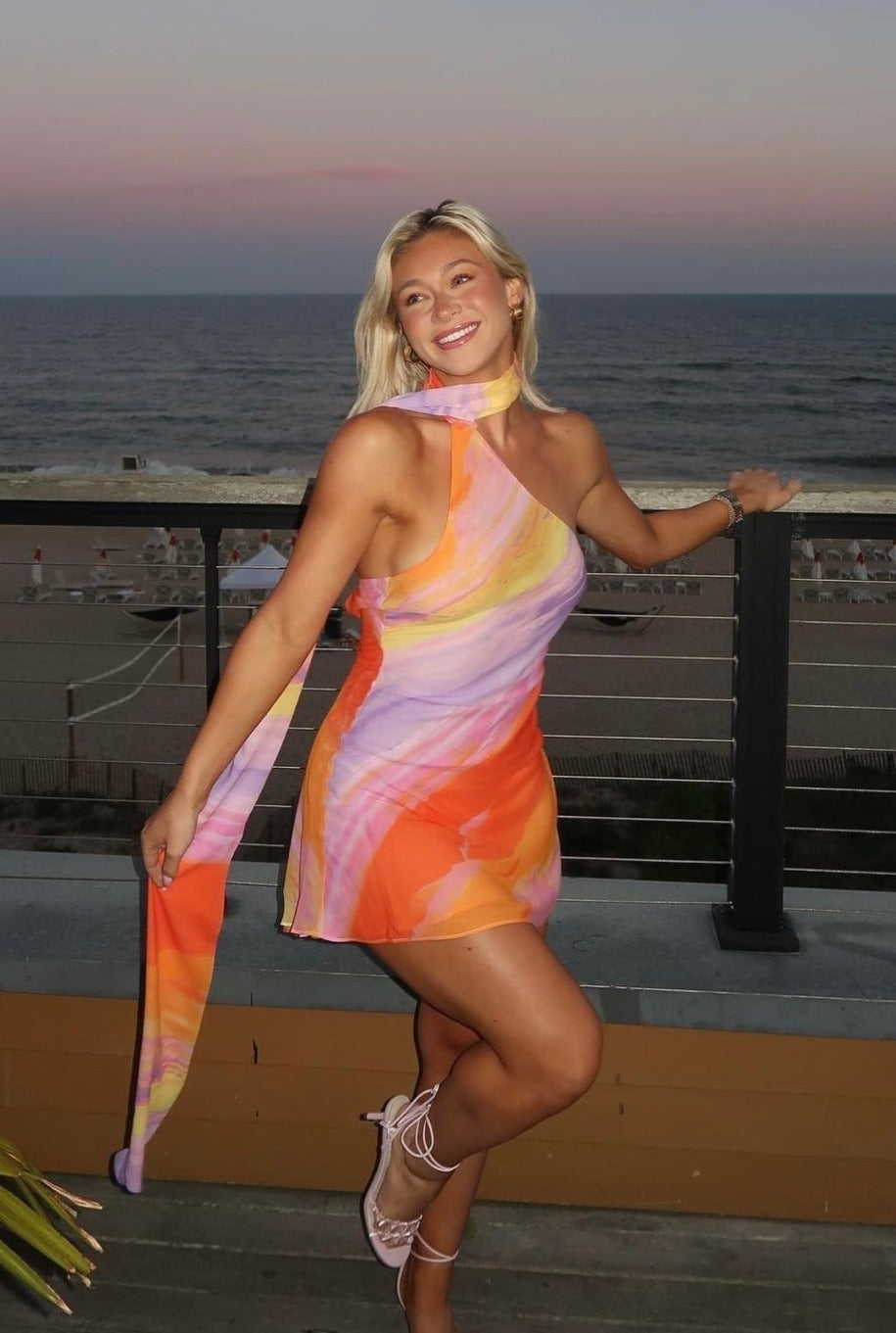 Vestido Corto Tie-dye Sexy - Vestiria