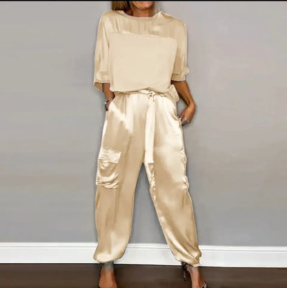 Conjunto Liso Satén Elegante