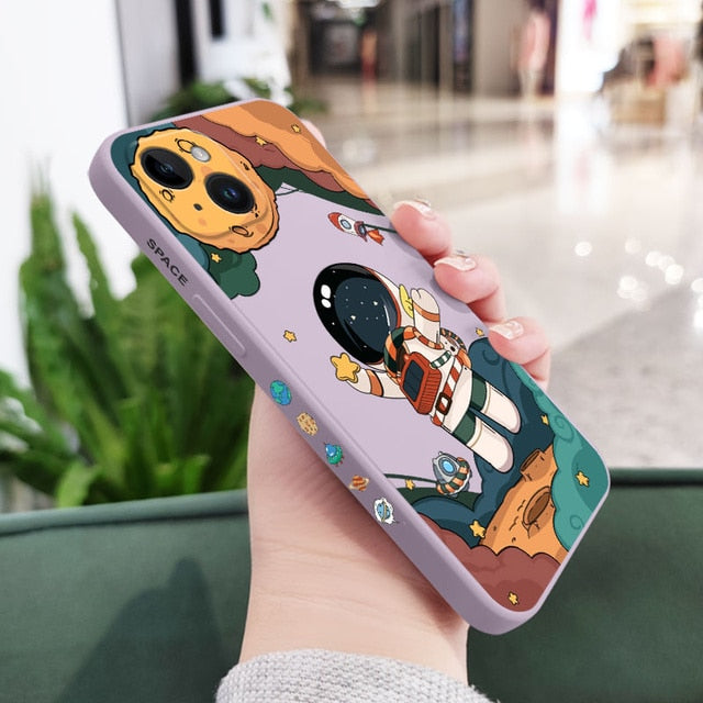Funda iPhone Astronauta Divertida
