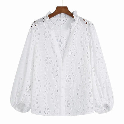 Blusa Mujer Estilo Boho Con Recortes