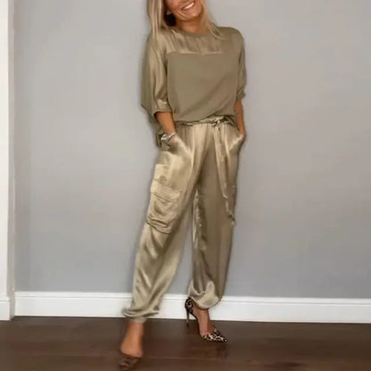 Conjunto Liso Satén Elegante