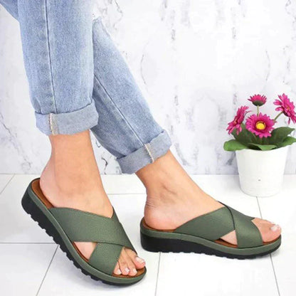 Sandalias Mujer con Tiras Decorativas