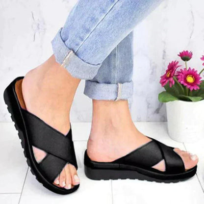 Sandalias Mujer con Tiras Decorativas