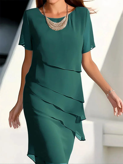 Vestido de Fiesta con Cintura Ceñida