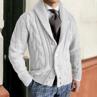 Cárdigan Hombre Abrigado Invierno