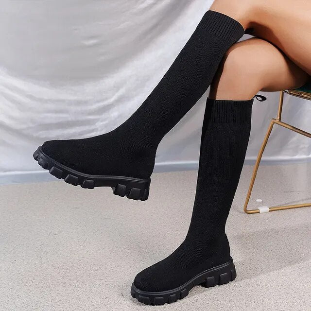 Botas Mujer Caña Alta Elegantes - Vestiria