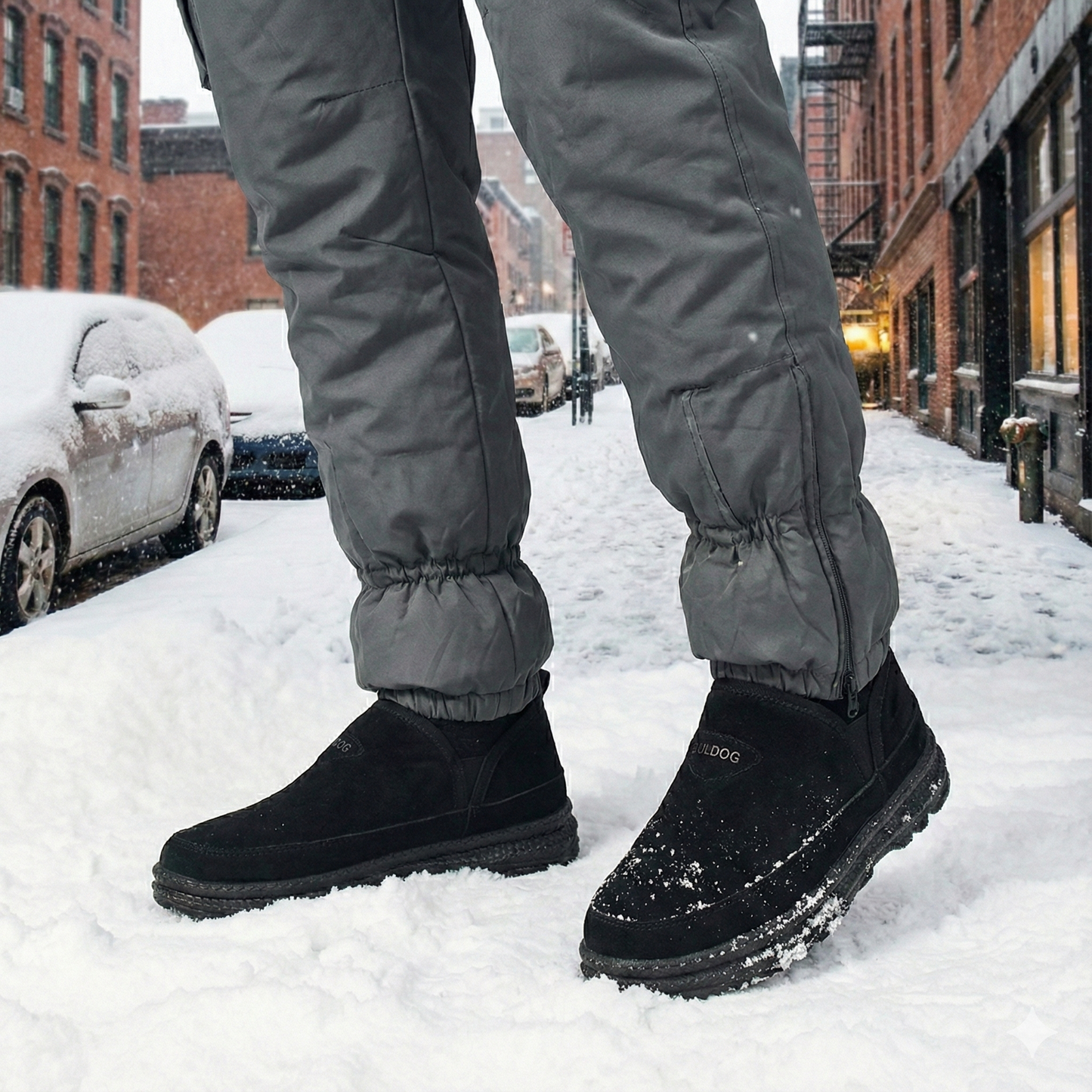 Botas de invierno hombre abrigadas y cálidas