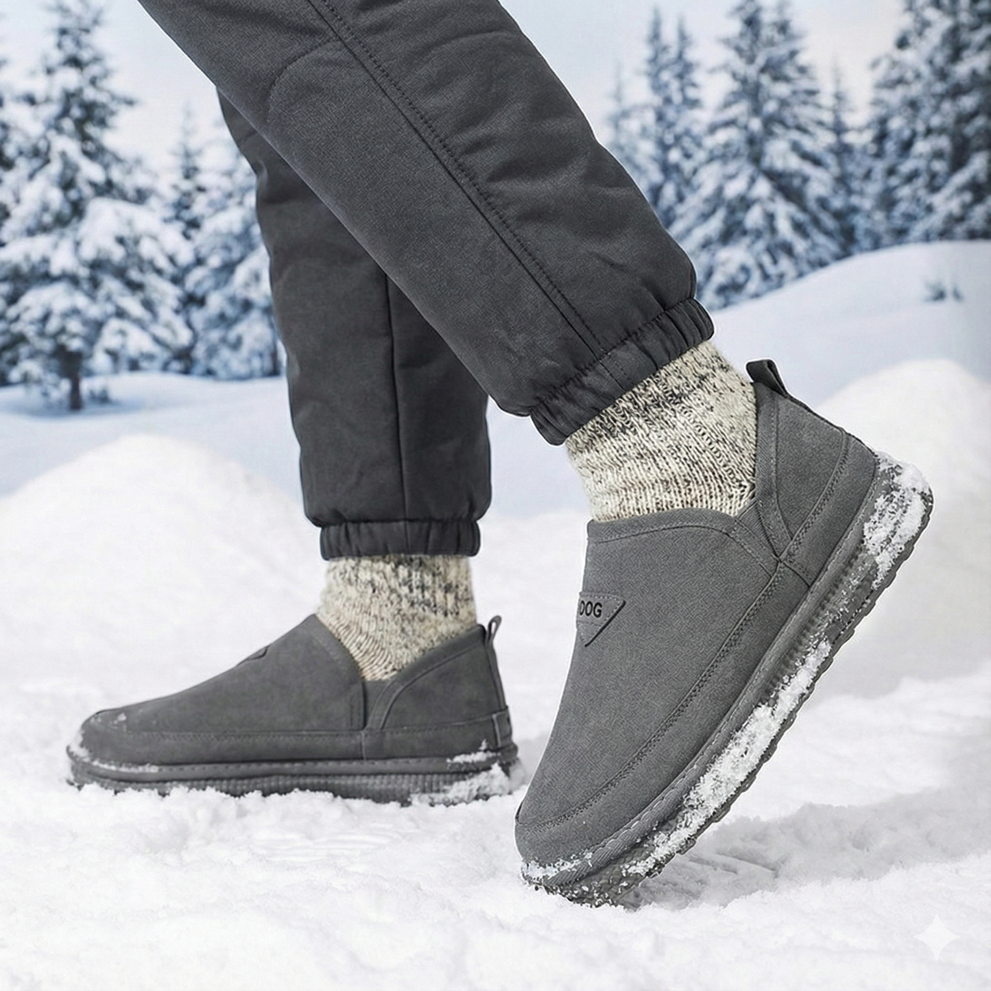 Botas de invierno hombre abrigadas y cálidas
