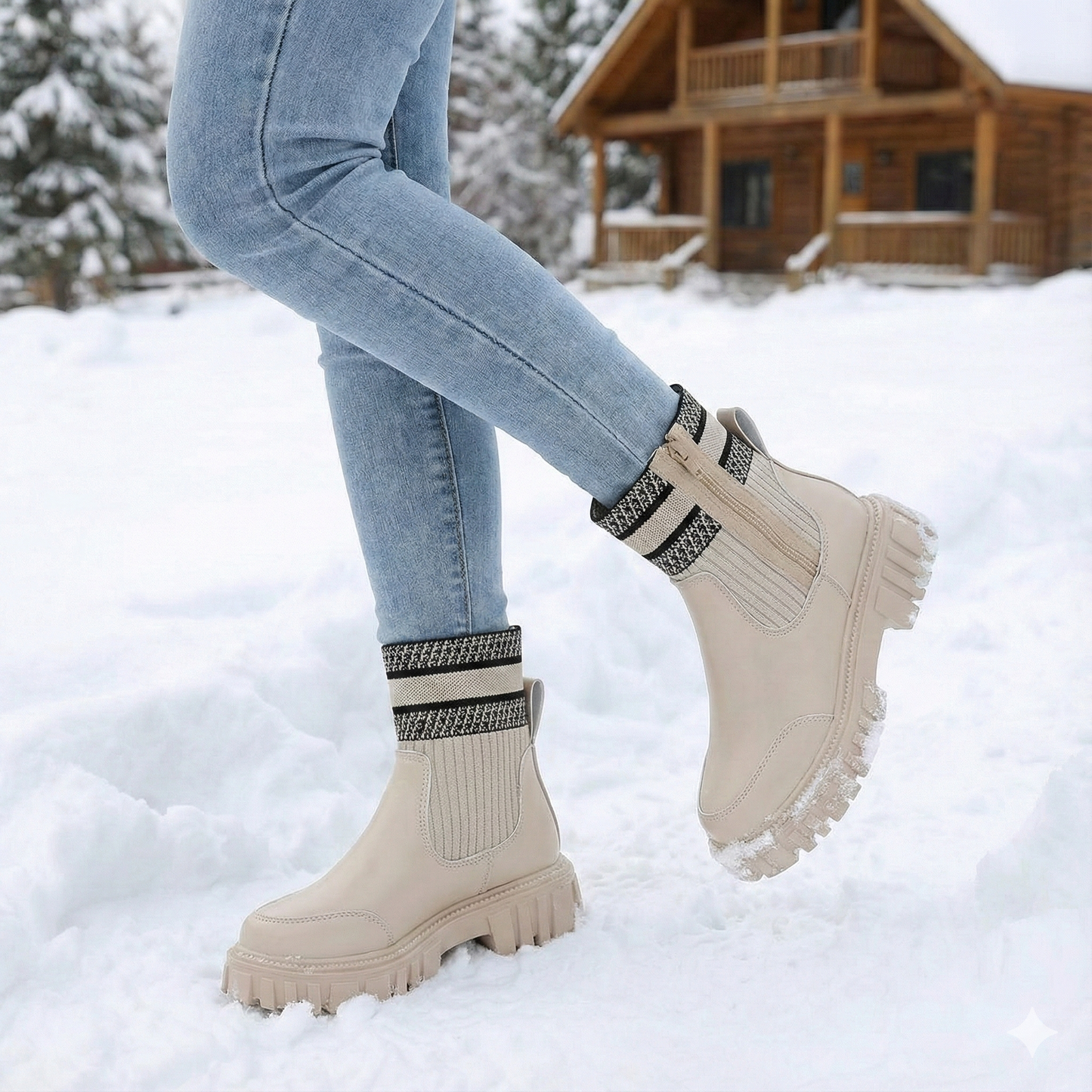 Botas Mujer Punto Suave y Aisladas