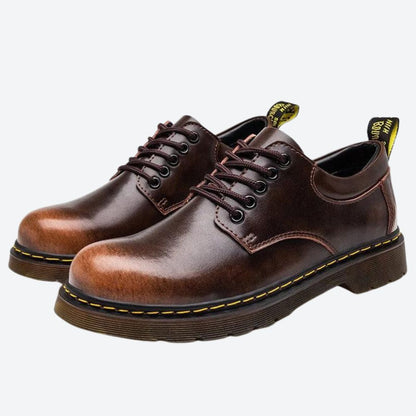 Zapatos Oxford Clásicos de Cuero - Vestiria