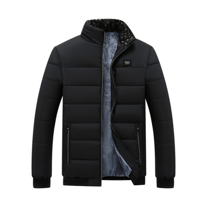 Abrigo Hombre Gris Cálido y Elegante