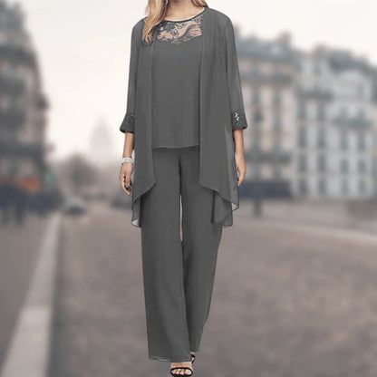 Conjunto de tres piezas Chic y Elegante