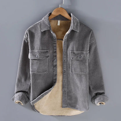Chaqueta Hombre Invierno Abotonada Clásica