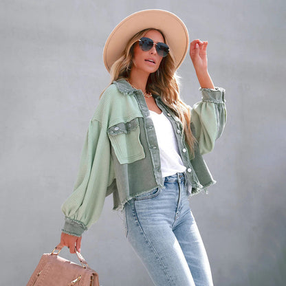 Chaqueta Mujer Estilo Hippie Elegante