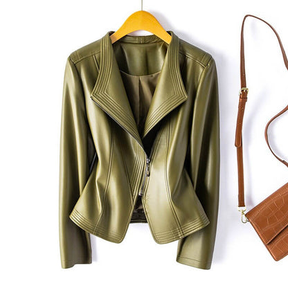 Chaquetón Mujer Piel Sintética Elegante