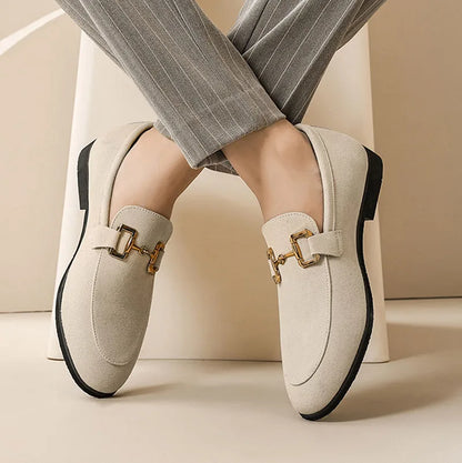 Mocasines de cuero con hebilla elegante - Vestiria