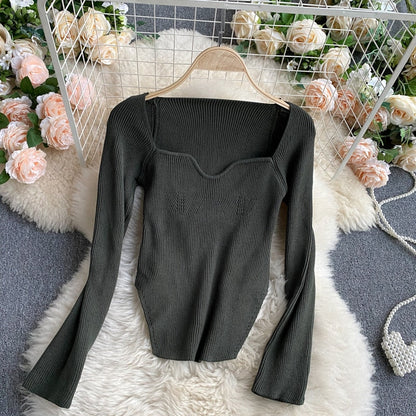 Sudadera Mujer Punto Manga Larga Cuello Redondo