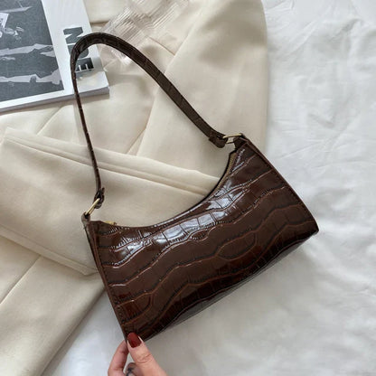 Bolso Bandolera Mujer Piel Imitación Brillante
