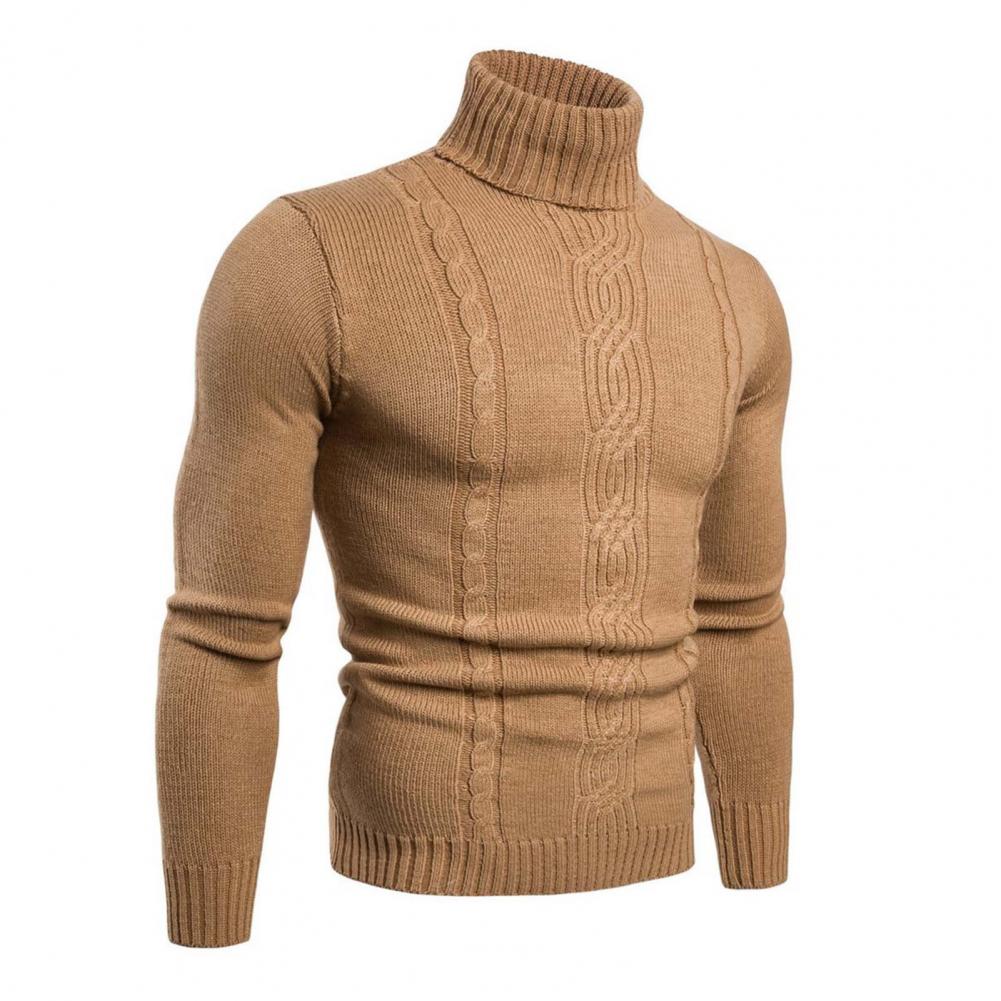 Jersey Cuello Alto Acogedor de Algodón
