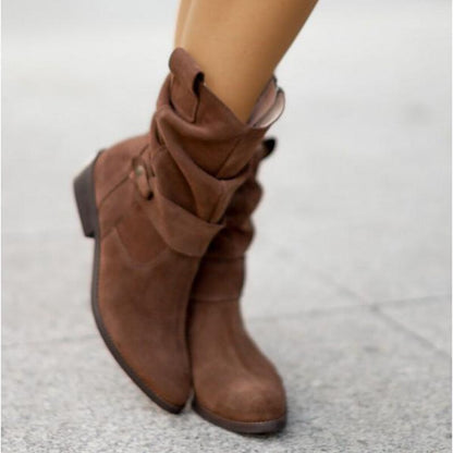 Botas Mujer Ante Cremallera Comfort