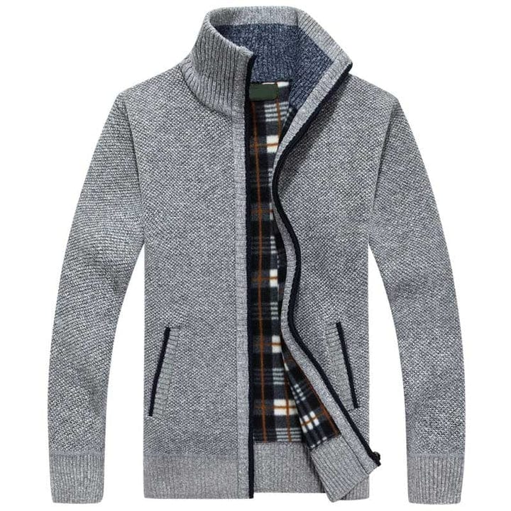 Chaqueta de punto cálido para hombre