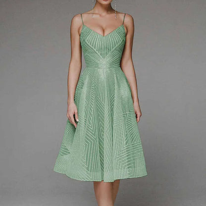 Vestido Mujer Clásico Elegante