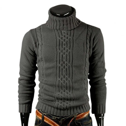 Jersey Cuello Alto Acogedor de Algodón - Vestiria