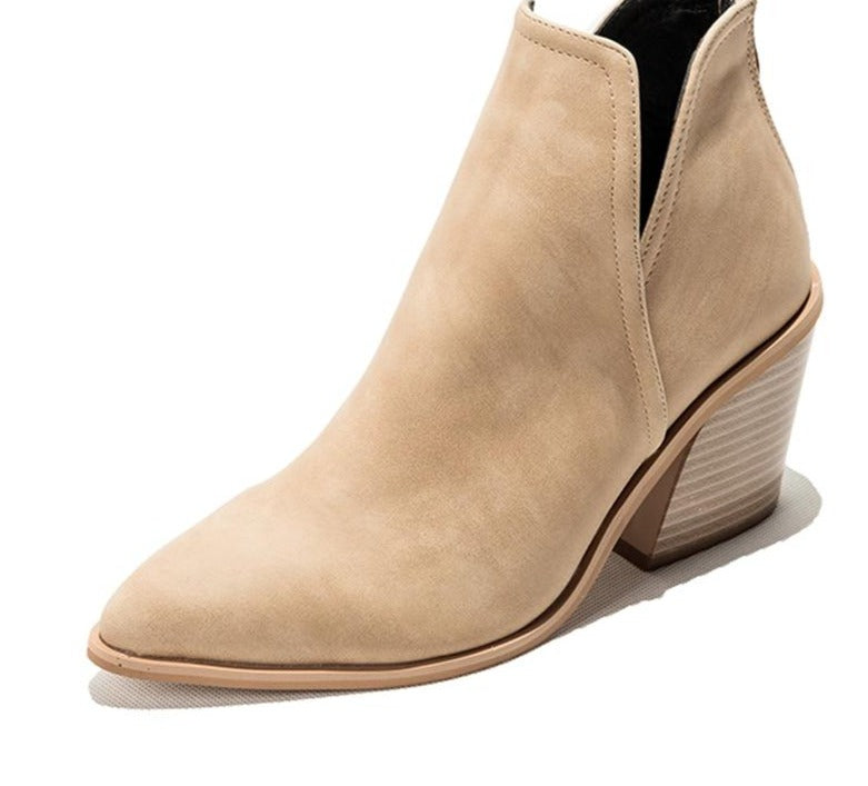 Botas Vaqueras Estilo Cowboy con Tacón Alto