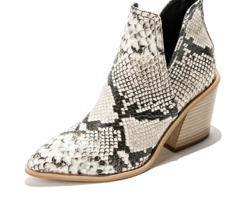 Botas Vaqueras Estilo Cowboy con Tacón Alto