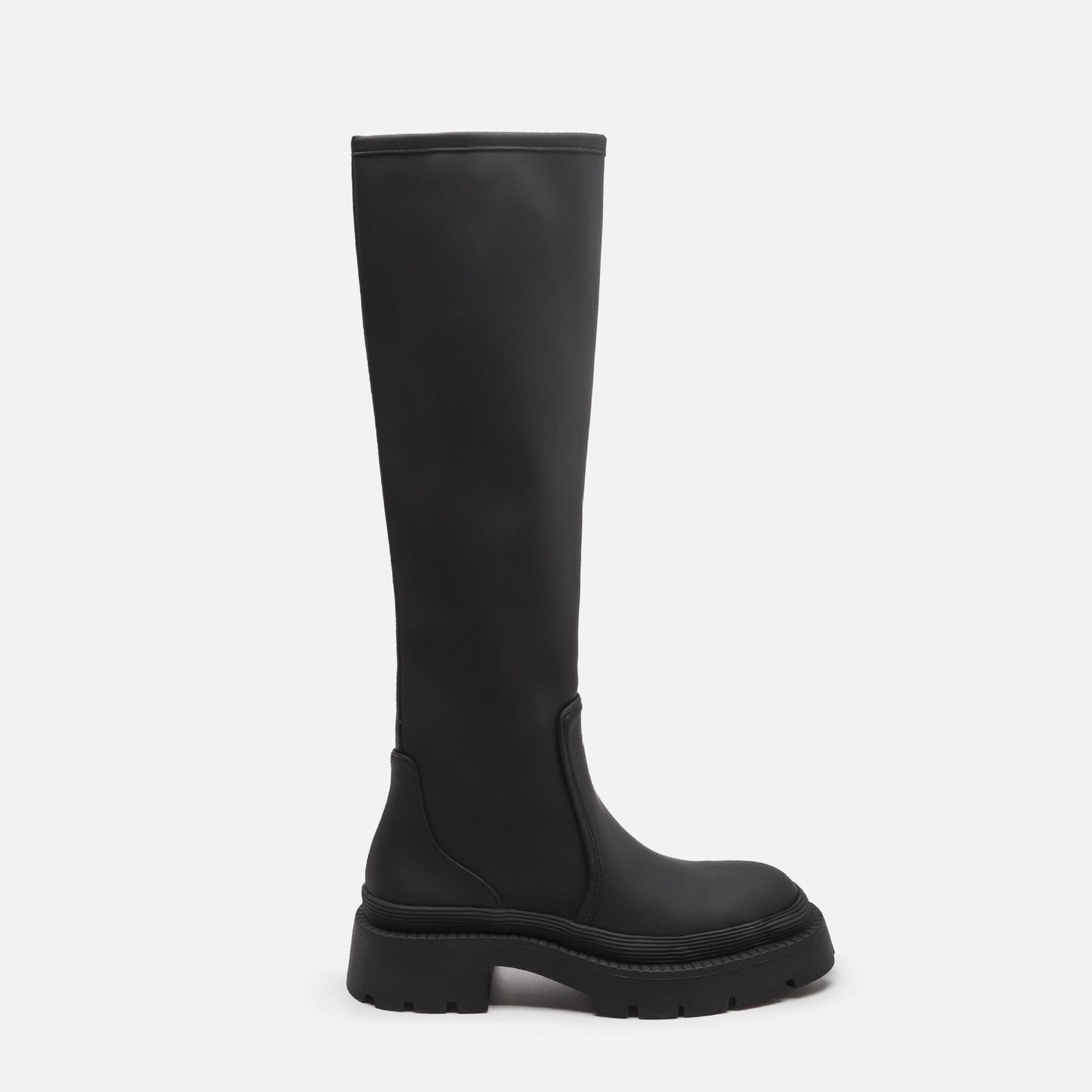 Botas Mujer Cuero Bajo Heel Invierno