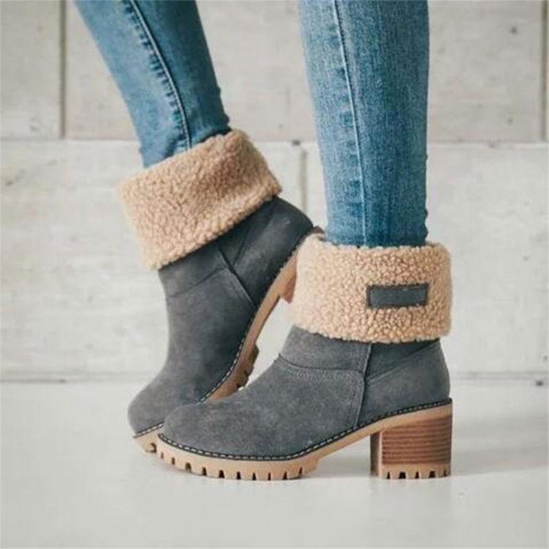 Botas Piel Mujer Moda Invierno