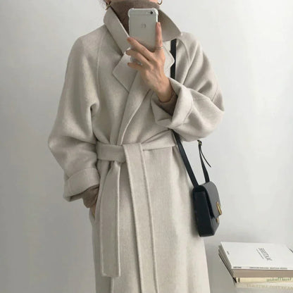 Abrigo Invierno Mujer Largo y Elegante