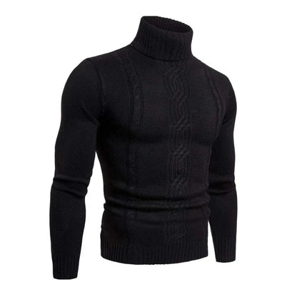Jersey Cuello Alto Acogedor de Algodón