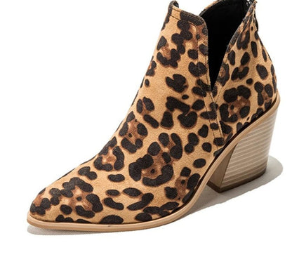 Botas Vaqueras Estilo Cowboy con Tacón Alto